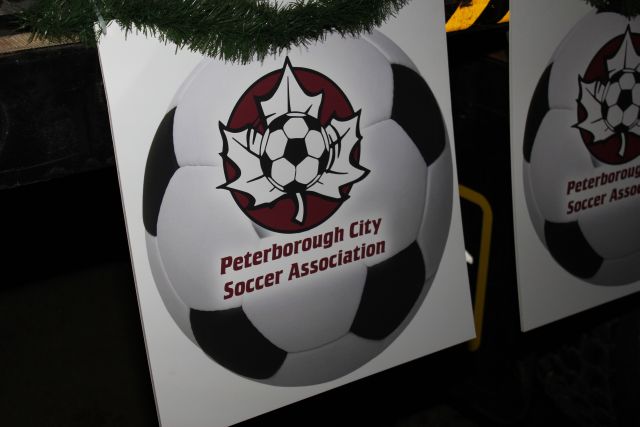 2014 Santa Claus Parade Display (the PCSA logo & soccer ball)