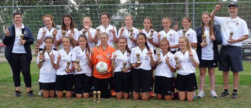 Peterborough City U13 Girls Win Challenge Cup 2015