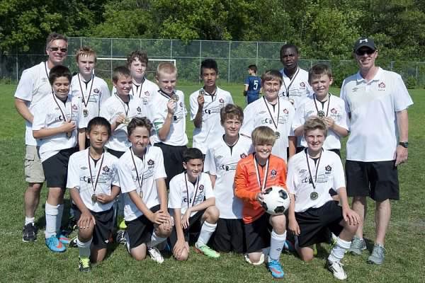 Peterborough City U13 Boys White Runners-up in Challenge Cup 2015