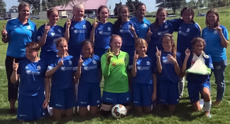 U14 Girls Blue at Cameron Memorial Tournament