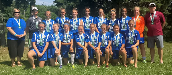 U15 Girls Blue won silver at Robbie International Tournament