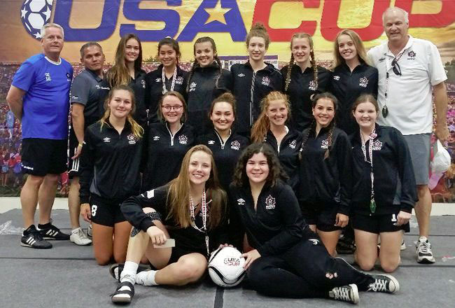 PCSA U17 Girls reach semi-final at USA Cup International Tournament