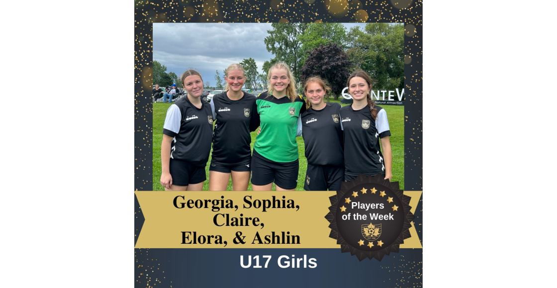 2023 08 18 Potw U17girls